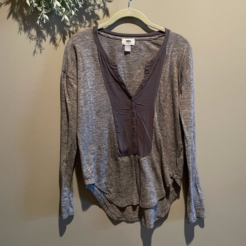 🍂 3/$20 ✨EUC✨ Old Navy Long Sleeve Henley Tunic